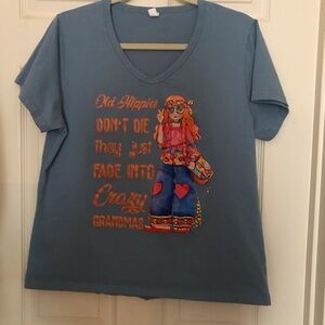 Womens XL graphic tee. EC